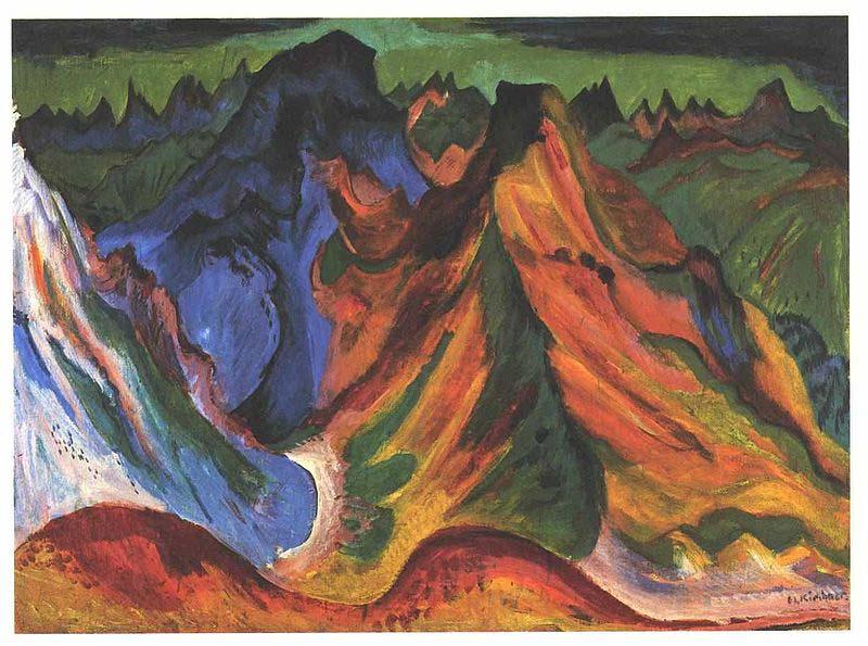 Ernst Ludwig Kirchner The mountain oil painting picture